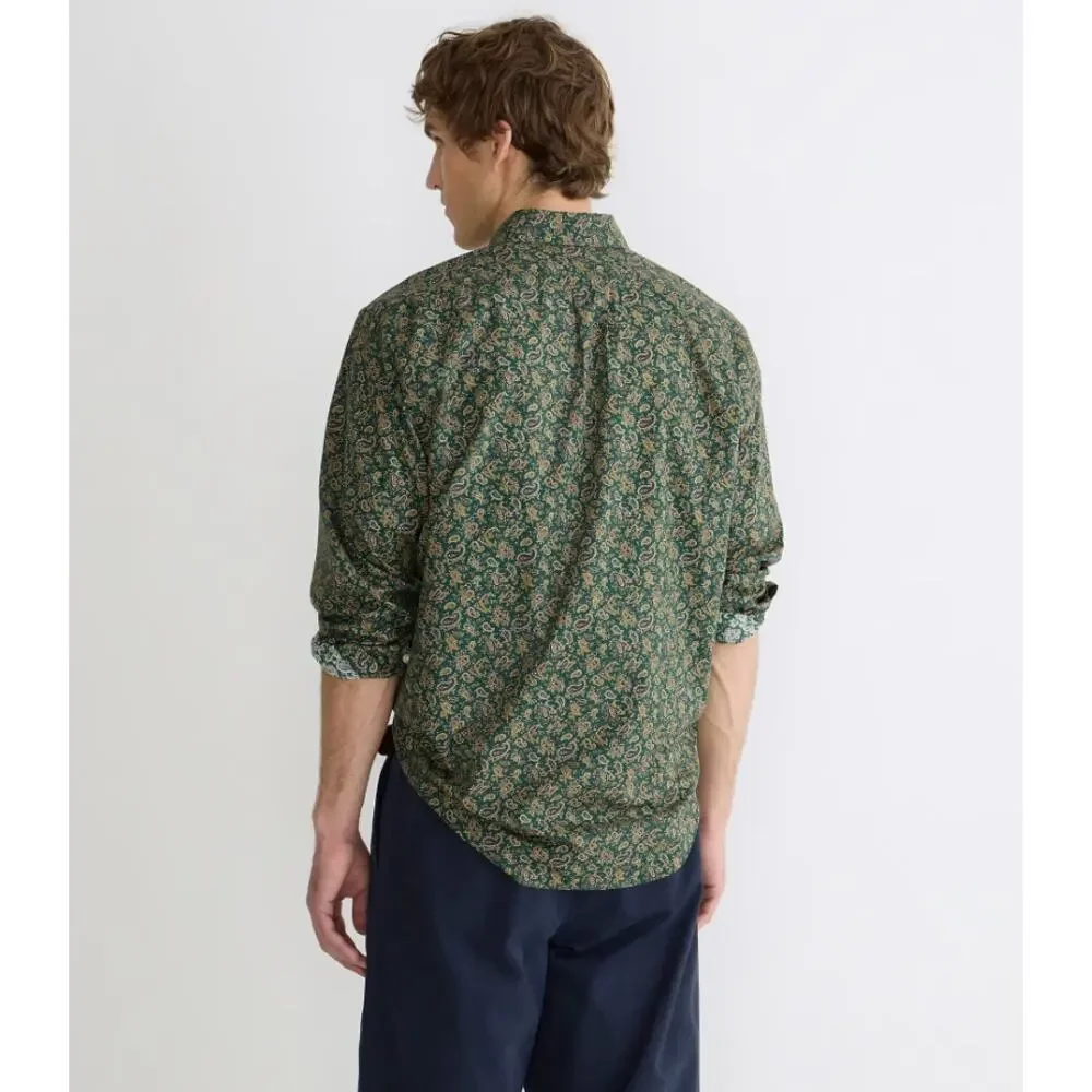 J.CREW Mens Slim Button Down Shirt Small Navy Blue Polka Dots Poplin BJ744 NWT